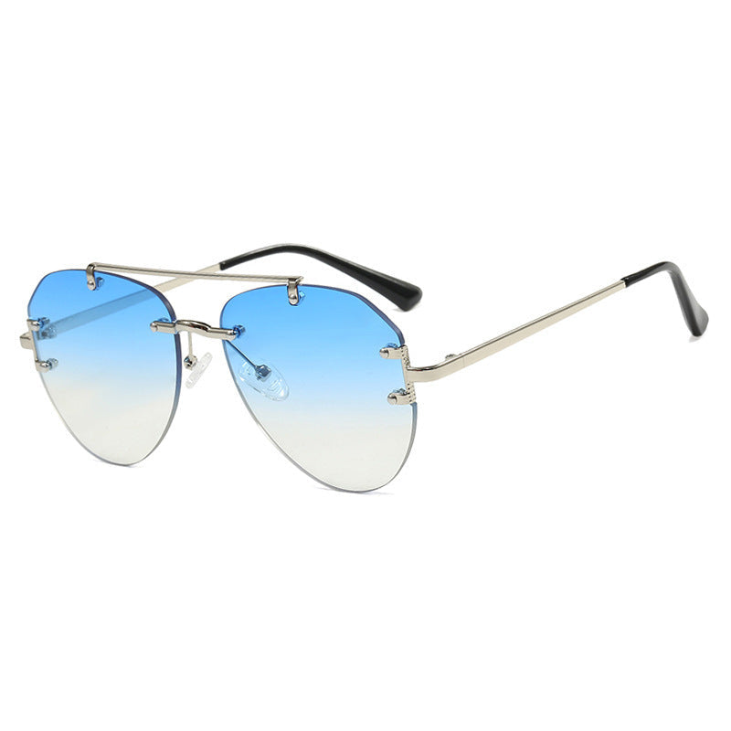 Lunettes de soleil pour femmes au design polygonal 0