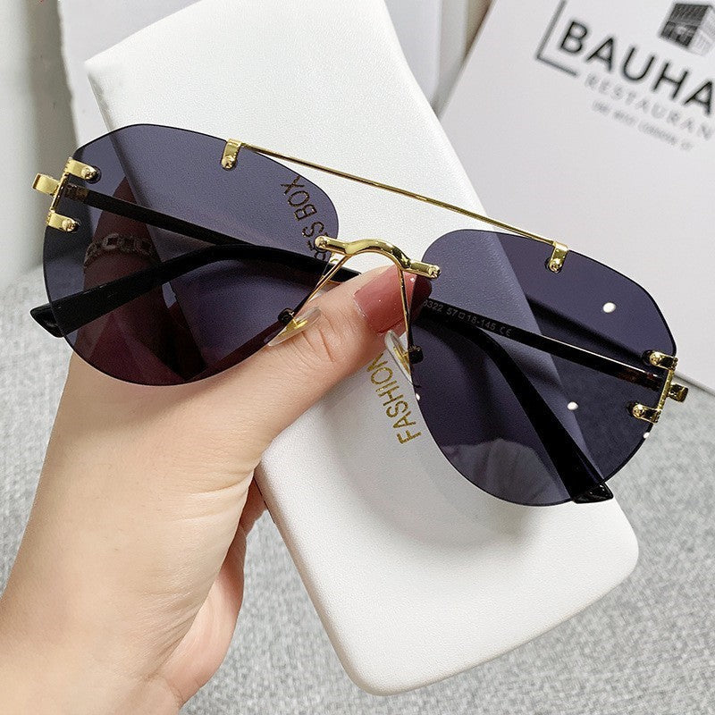Lunettes de soleil pour femmes au design polygonal 2