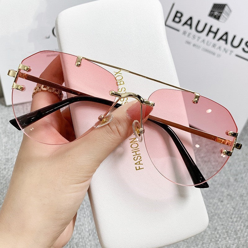 Lunettes de soleil pour femmes au design polygonal 3