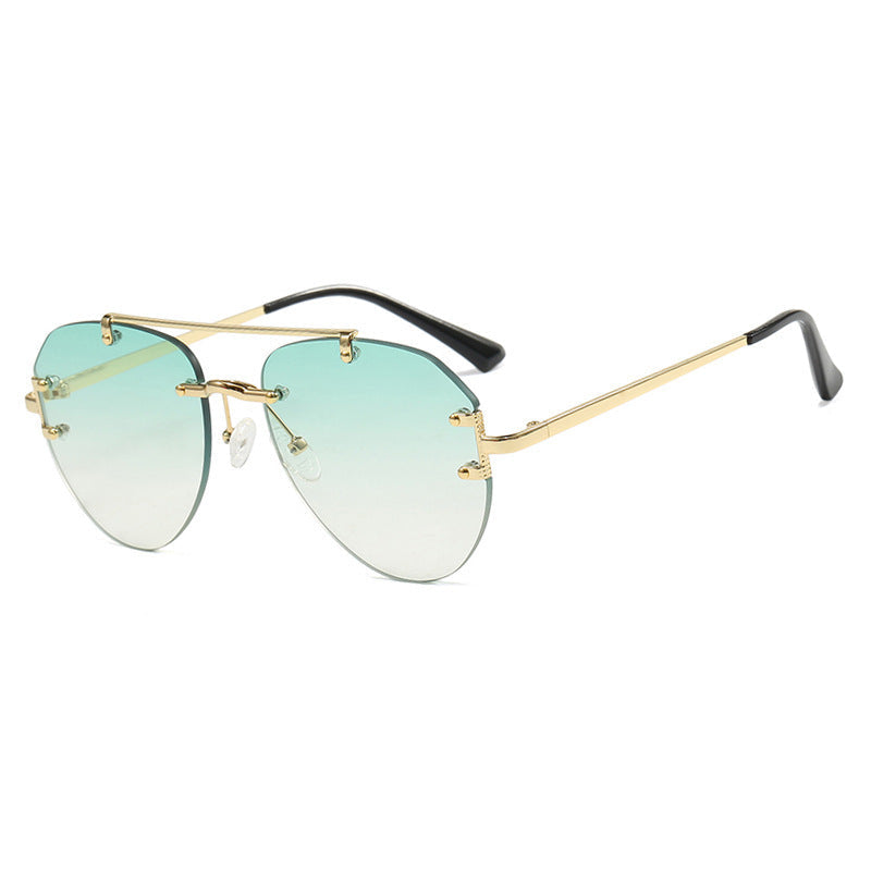 Lunettes de soleil pour femmes au design polygonal 7
