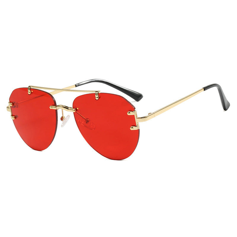 Lunettes de soleil pour femmes au design polygonal 9