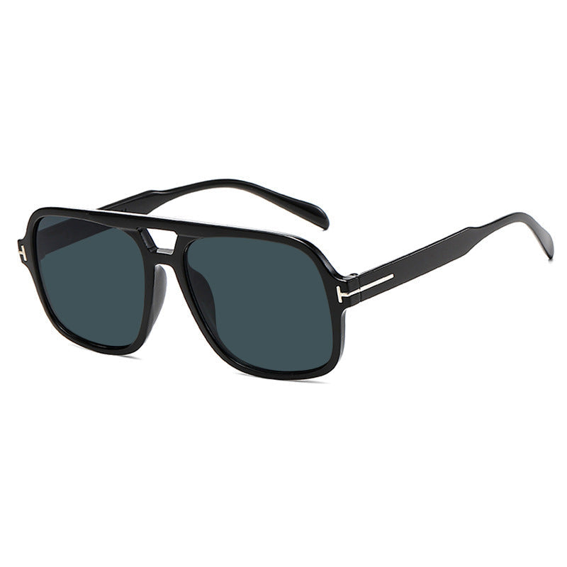 Lunettes de soleil pour femmes au design rectangulaire 0