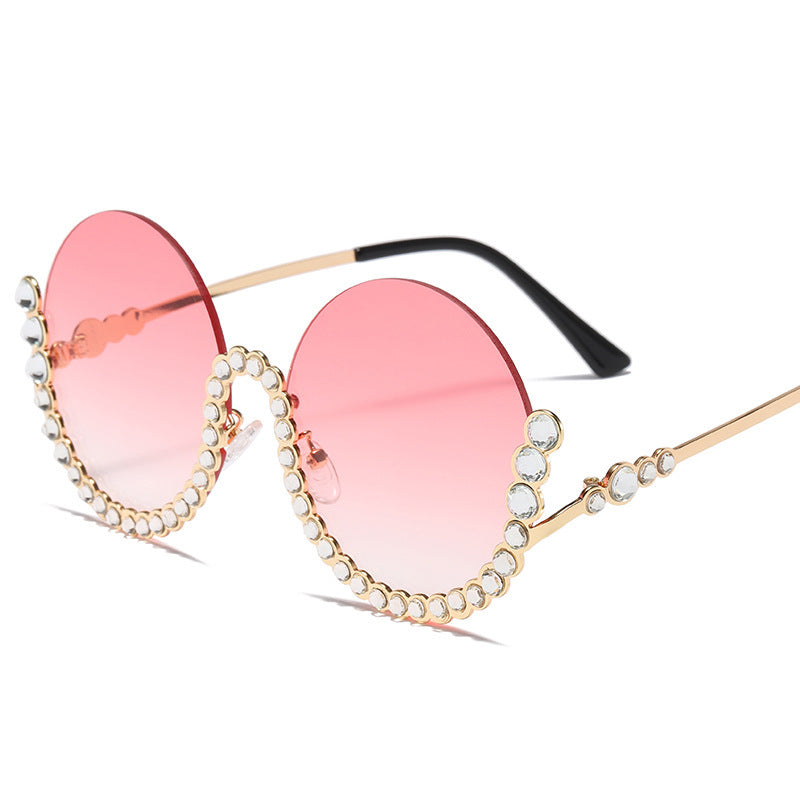 Lunettes de soleil pour femmes avec accents de cristal 2