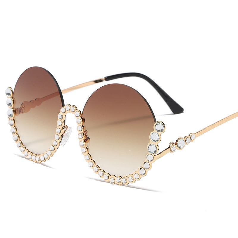 Lunettes de soleil pour femmes avec accents de cristal 3