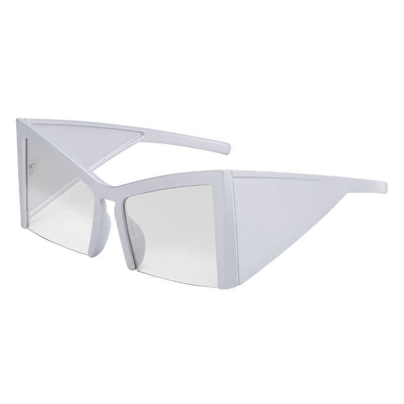 Lunettes de soleil pour femmes avec monture angulaire moderne 0