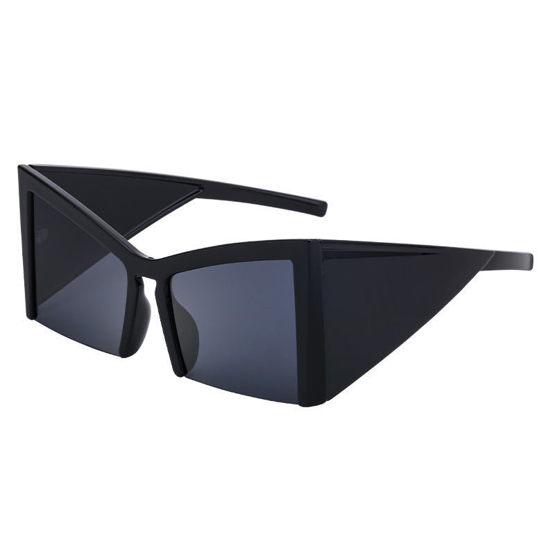 Lunettes de soleil pour femmes avec monture angulaire moderne 10