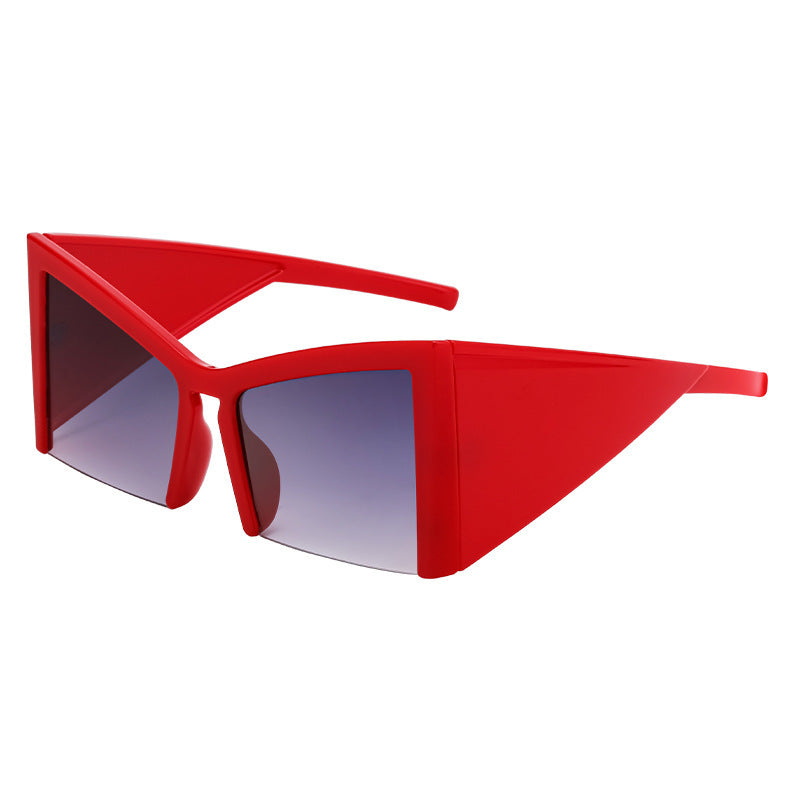 Lunettes de soleil pour femmes avec monture angulaire moderne 9
