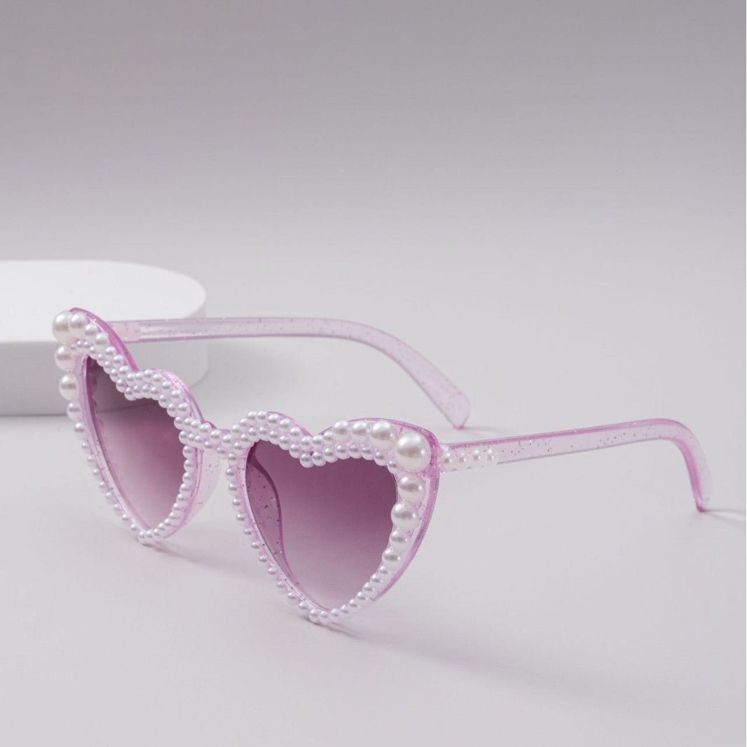 Lunettes de soleil pour femmes avec monture en perles 3