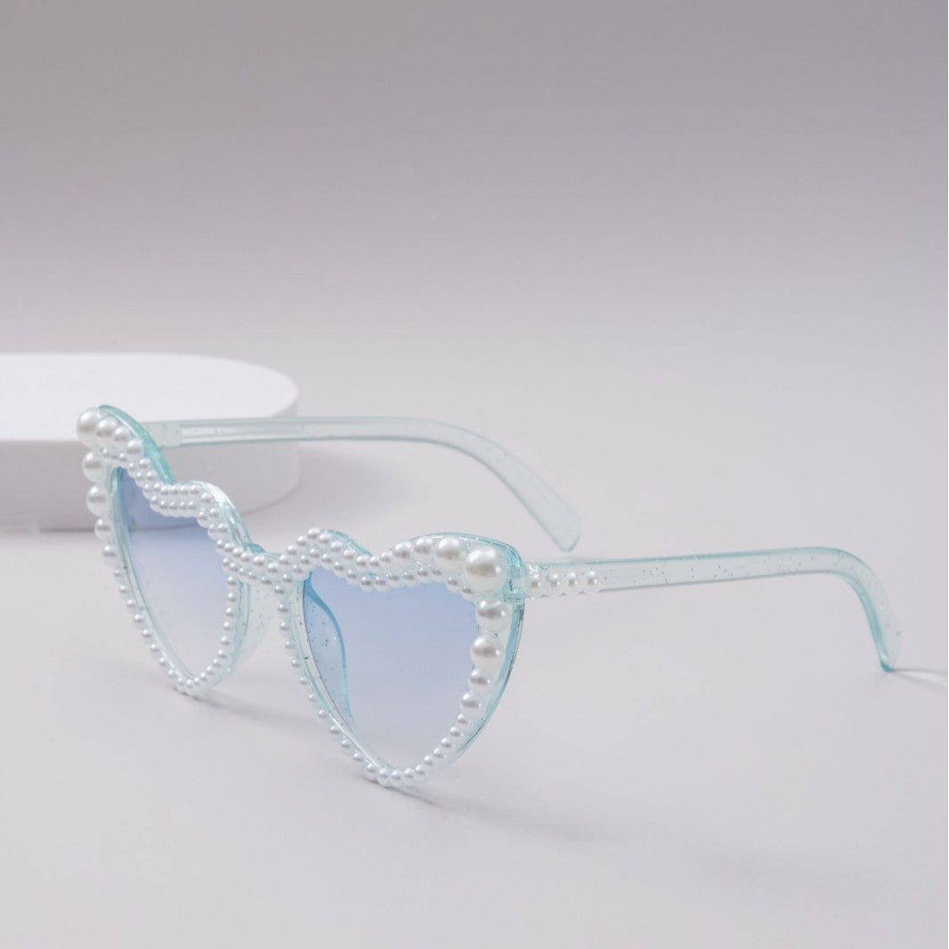 Lunettes de soleil pour femmes avec monture en perles 4