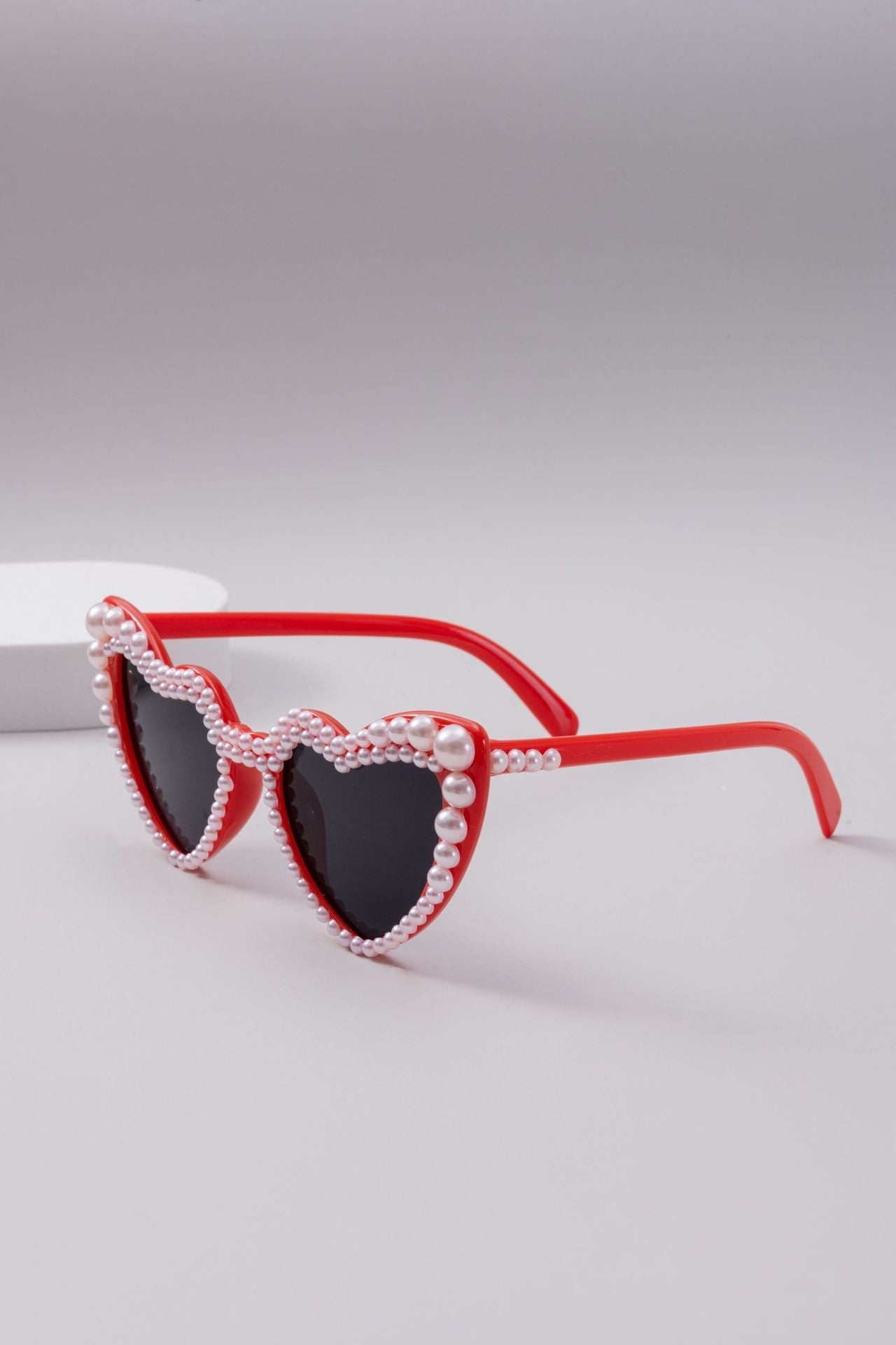 Lunettes de soleil pour femmes avec monture en perles 6