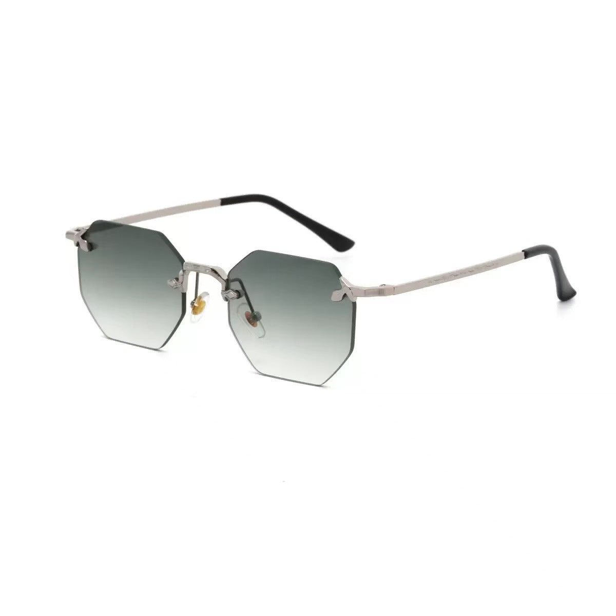Lunettes de soleil pour femmes design octogonal moderne 3