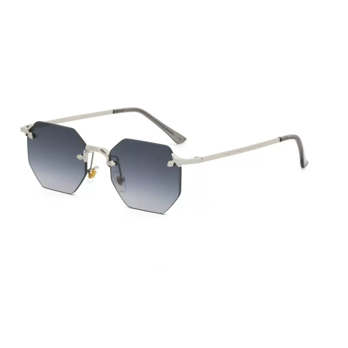 Lunettes de soleil pour femmes design octogonal moderne 7