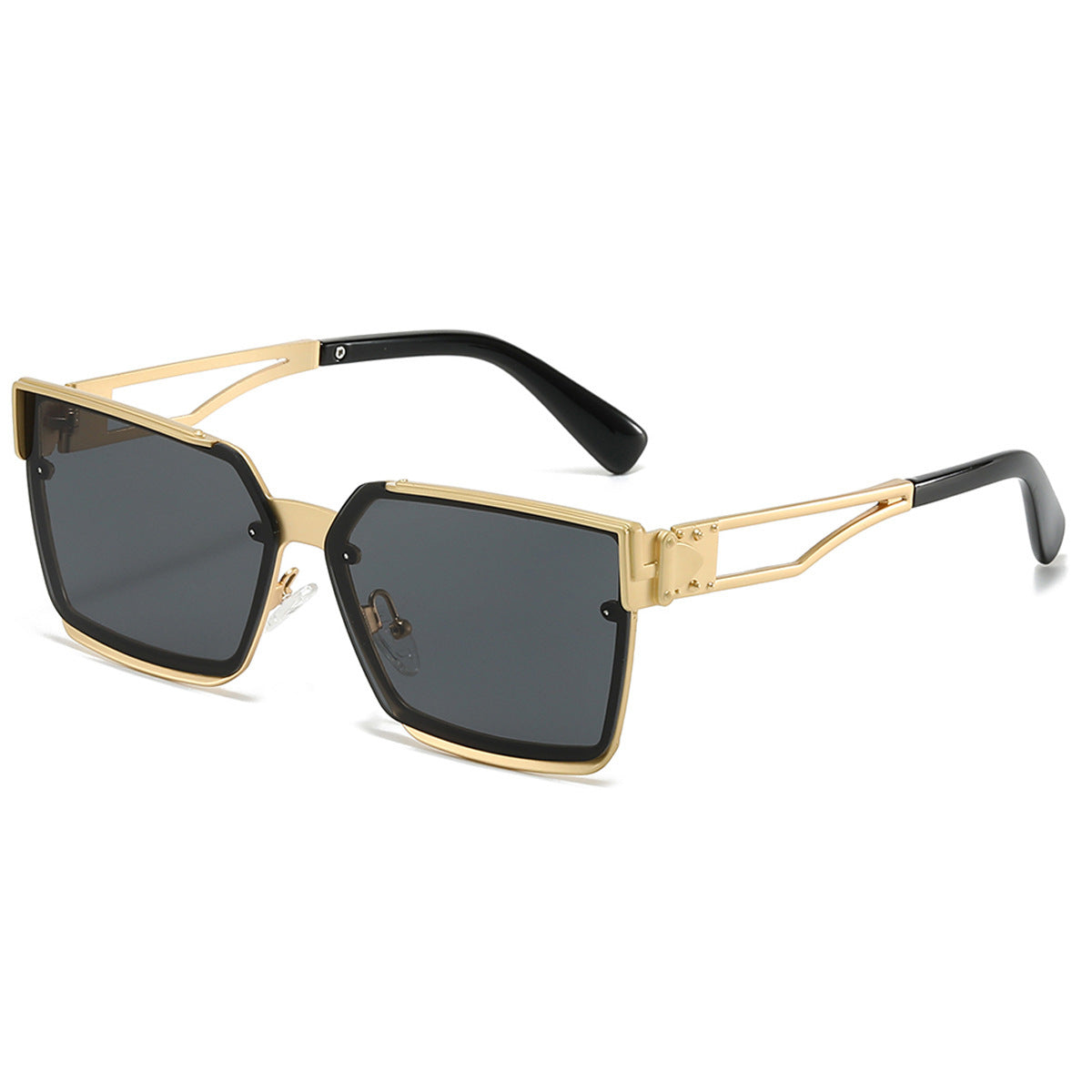 Lunettes de soleil rectangulaires pour femmes tendance 10