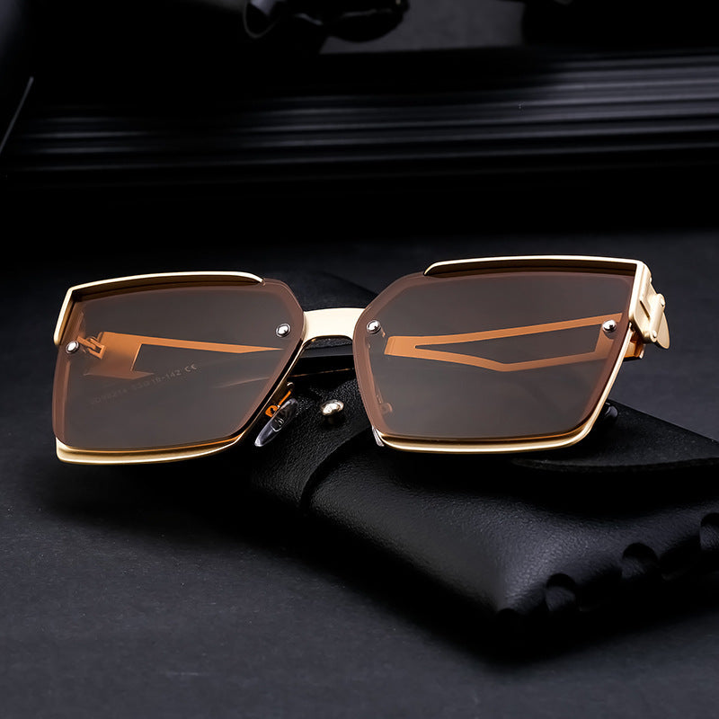 Lunettes de soleil rectangulaires pour femmes tendance 4