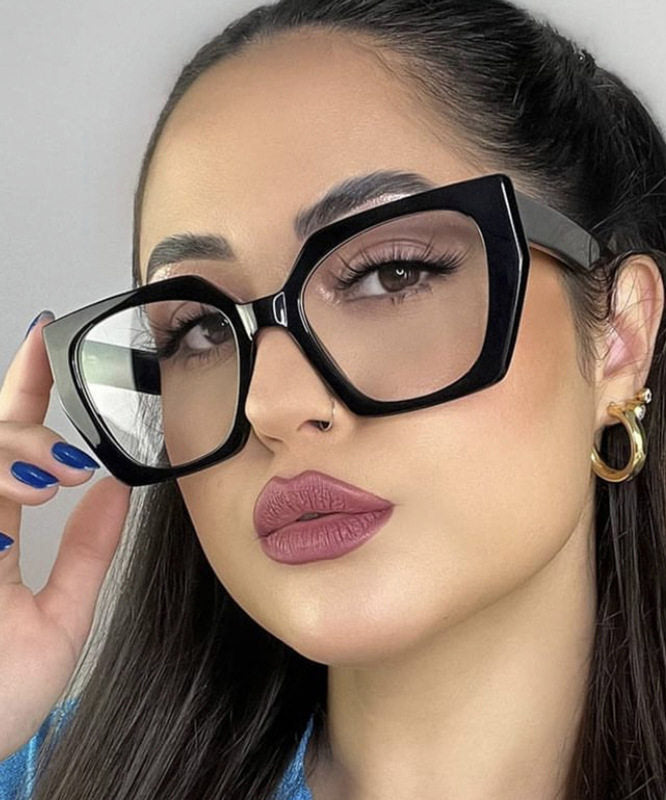 Lunettes de soleil rétro polygonales pour hommes et femmes 2