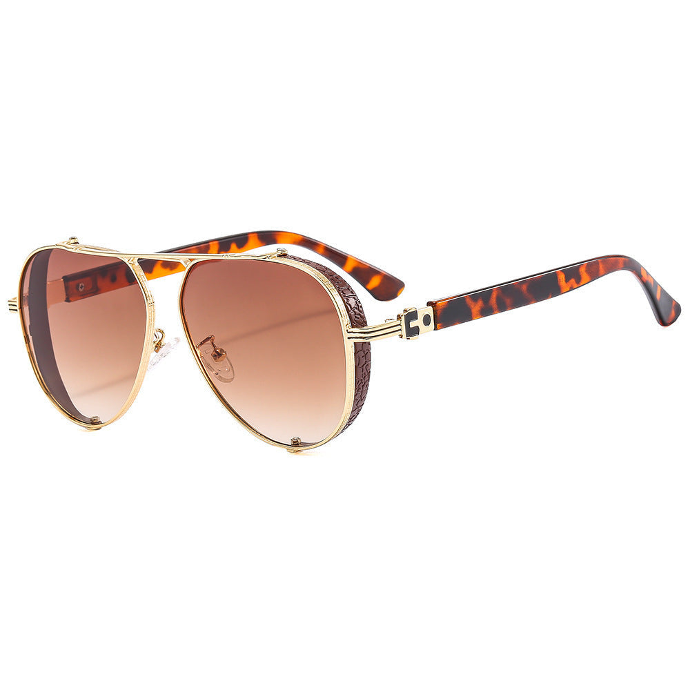 Lunettes de soleil rétro pour femmes avec décorations 4