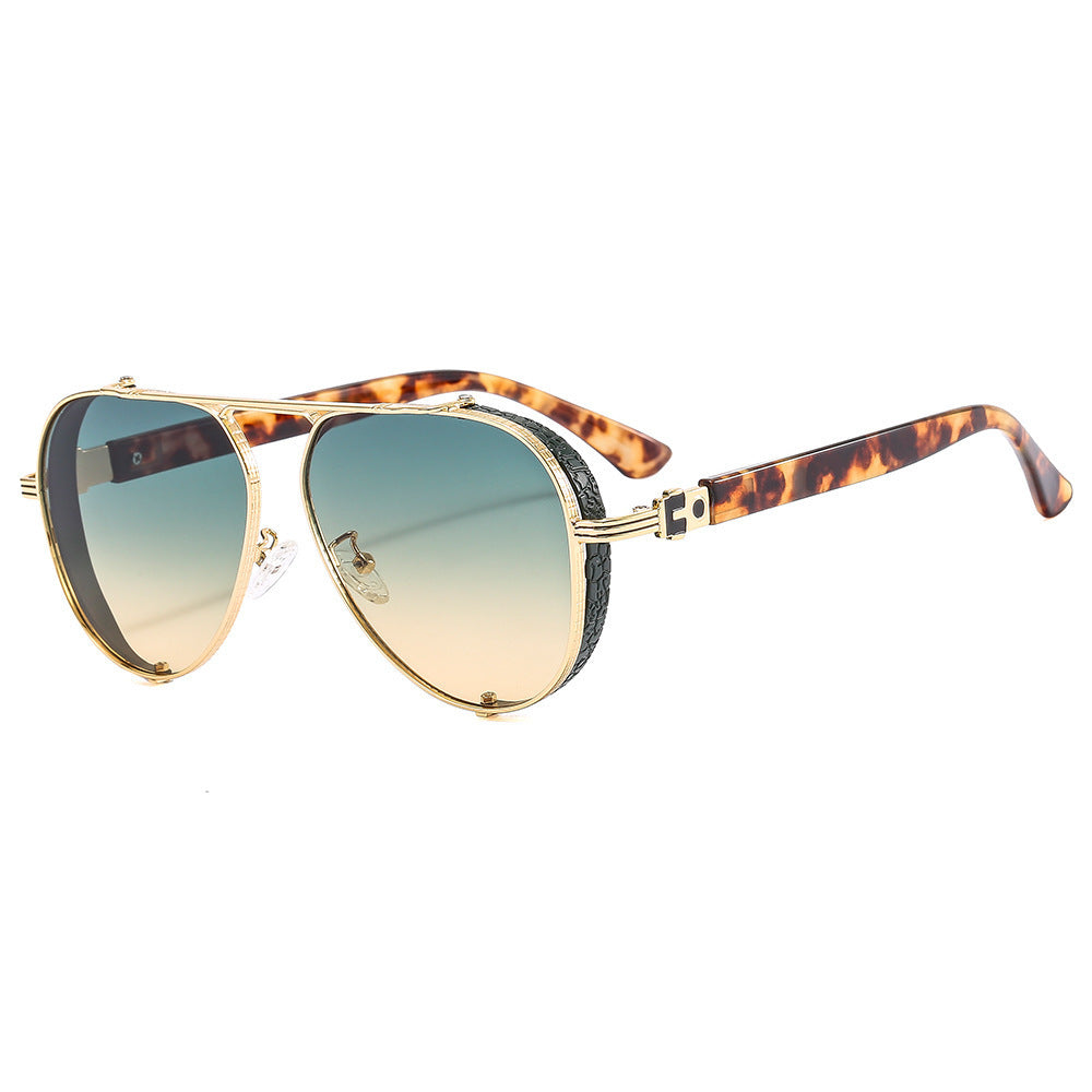 Lunettes de soleil rétro pour femmes avec décorations 5