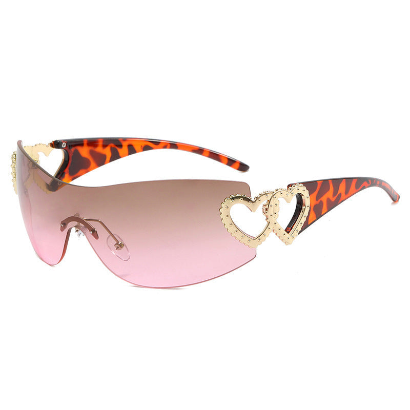 Lunettes de soleil sportives pour femmes design bouclier 13