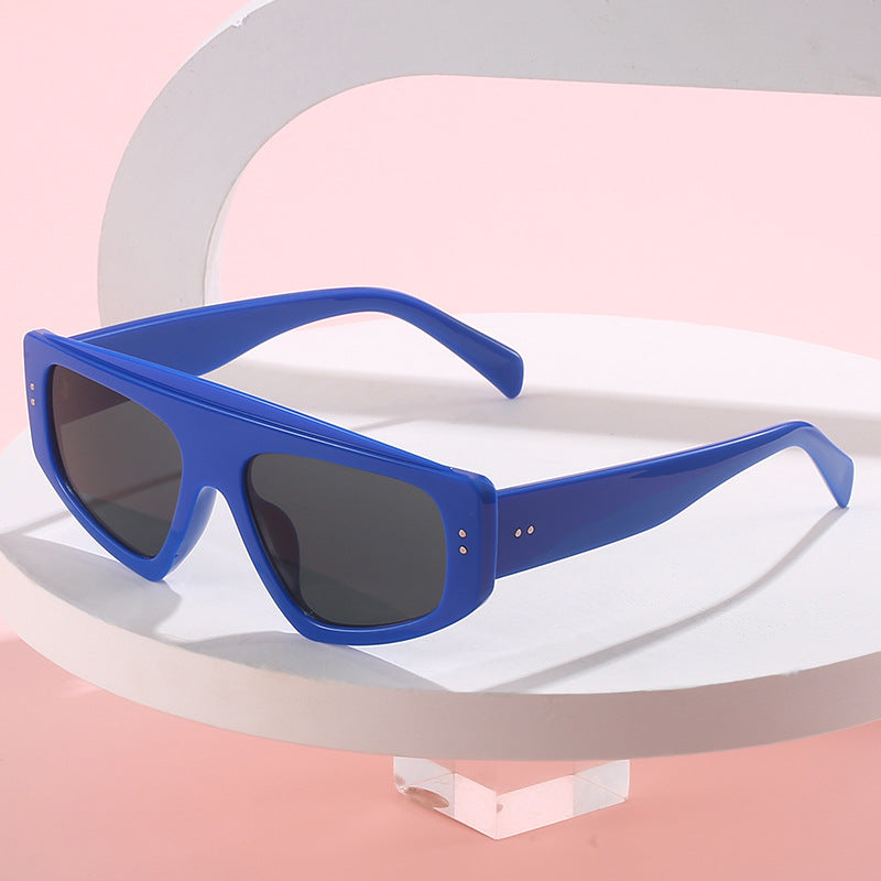 Lunettes de soleil surdimensionnées pour femmes au design animalier 1