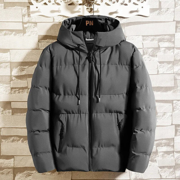 Variant image for Manteau Homme Hiver Long Tissu Chaud Moderne-17