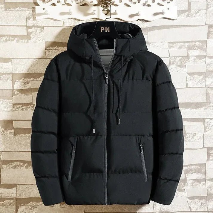 Variant image for Manteau Homme Hiver Long Tissu Chaud Moderne-9