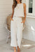 Variant image for Ensemble de Lin pour Femmes Chemise et Pantalon Léger-1