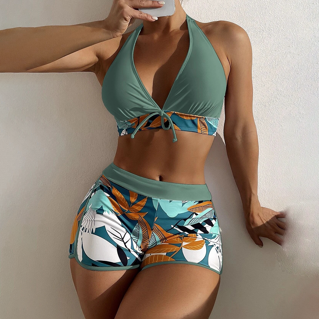 Maillot De Bain Femme 2 Pièces Moderne Design Flatteur 3
