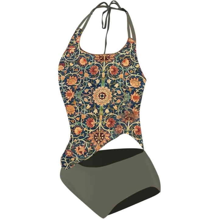 Maillot de Bain Femme 1 Pièce Confortable et Moderne Taille Haute 5