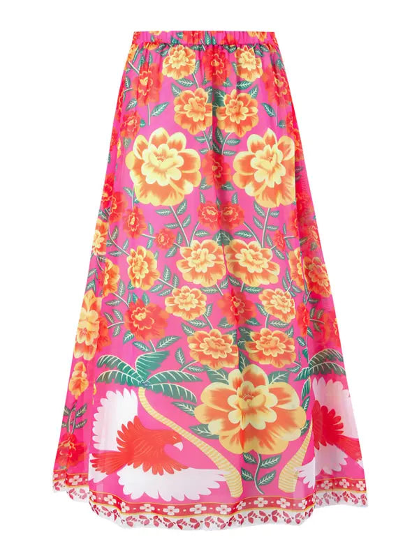 Maillot de Bain Femme à Jupe Fleurie Bella 10