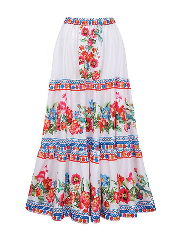 Maillot de Bain Femme à Jupe Fleurie Bella 11
