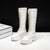 Bottes Hiver Femme Du Genou Éléguantes en Cuir Artificiel 2