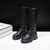 Bottes Hiver Femme Du Genou Éléguantes en Cuir Artificiel 3
