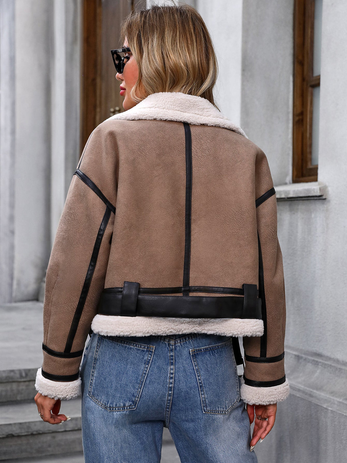 Manteau Court Femme Style Vintage 4