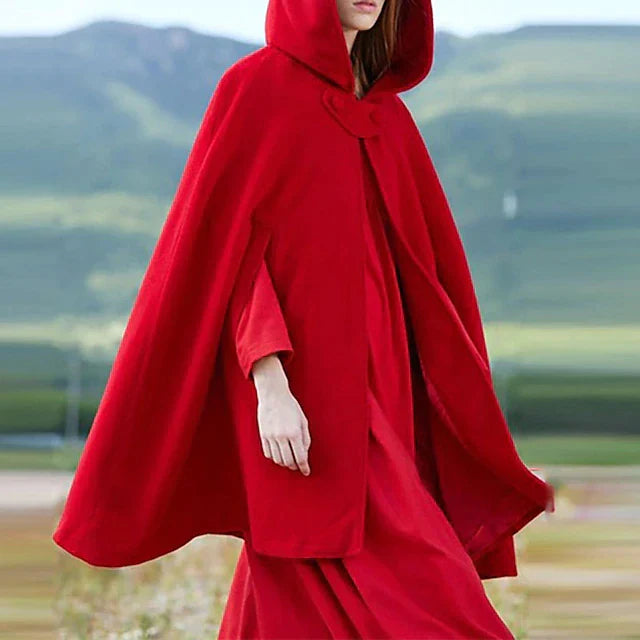 Manteau Court à Capuche Vintage pour Femme 1