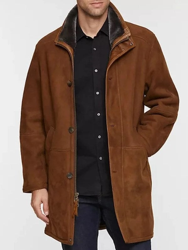 Manteau Femme 3/4 en Laine Mérinos Imperméable