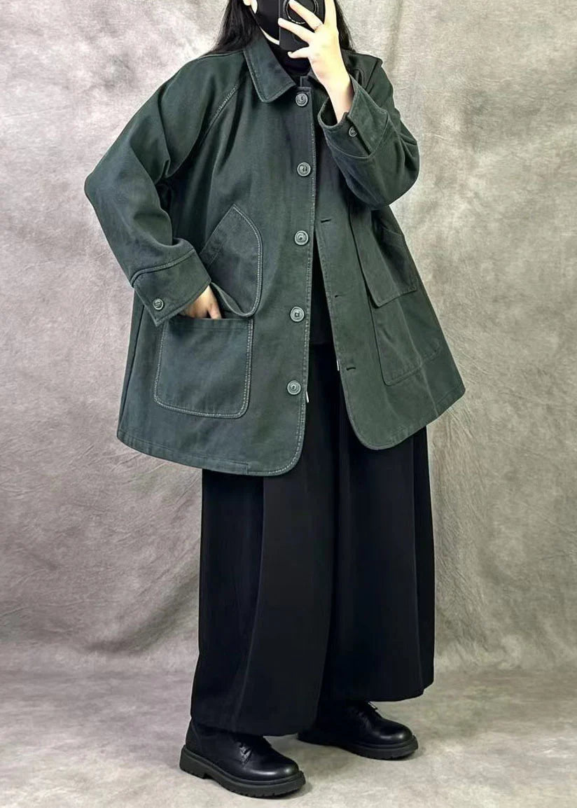 Manteau Femme Automne Coupe Ajustée Poches Oversize 3