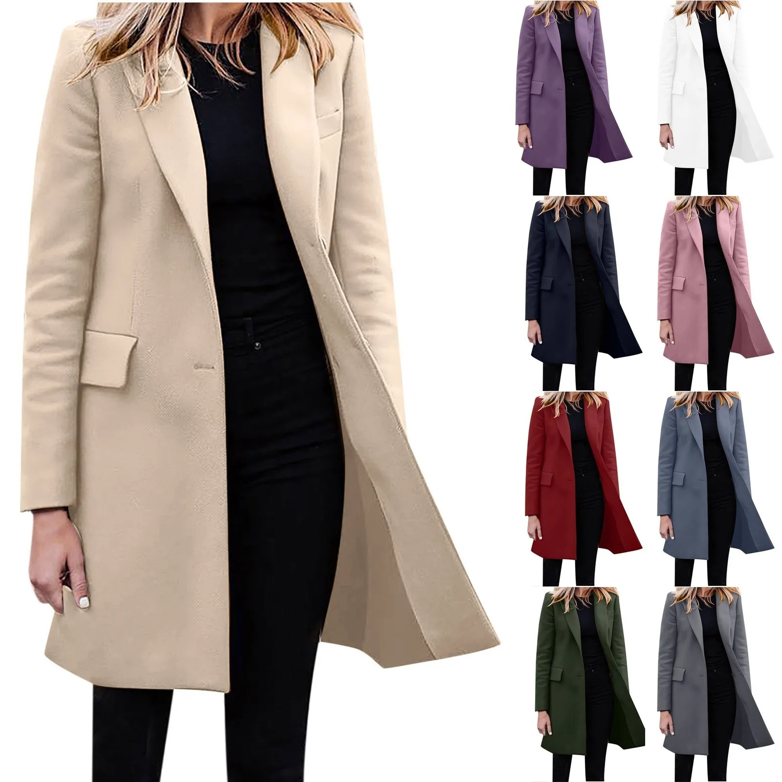 Manteau Femme Chic pour Bureau et Quotidien 4