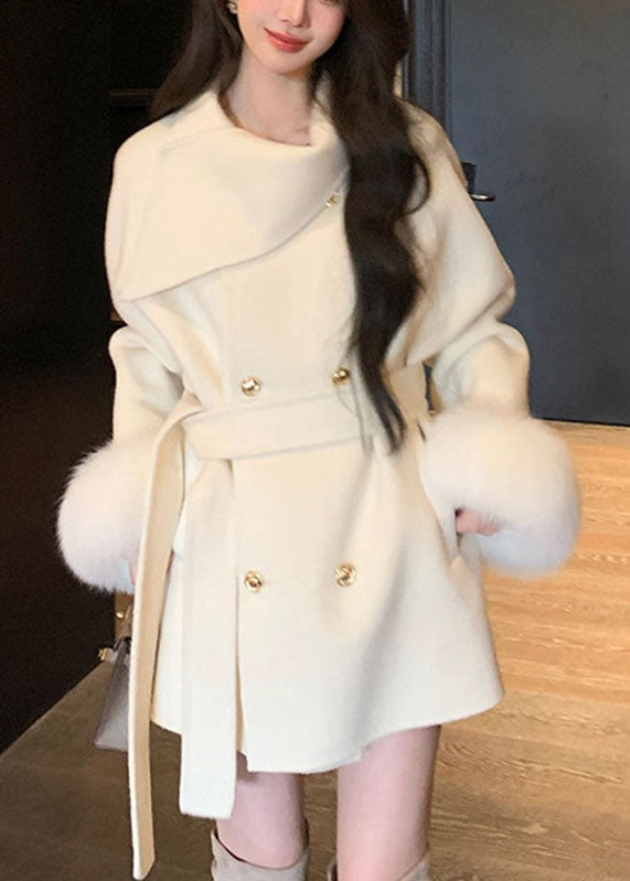 Manteau Femme Col Claudine Style Classique à Manches Longues 1