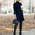 Manteau Femme Col Montant Style Classique 9