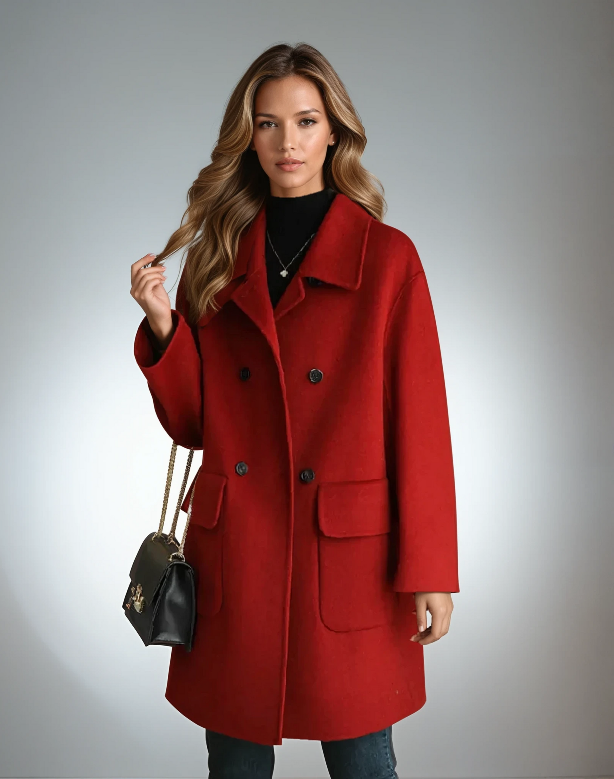 Manteau Femme Élégant et Chaud 4