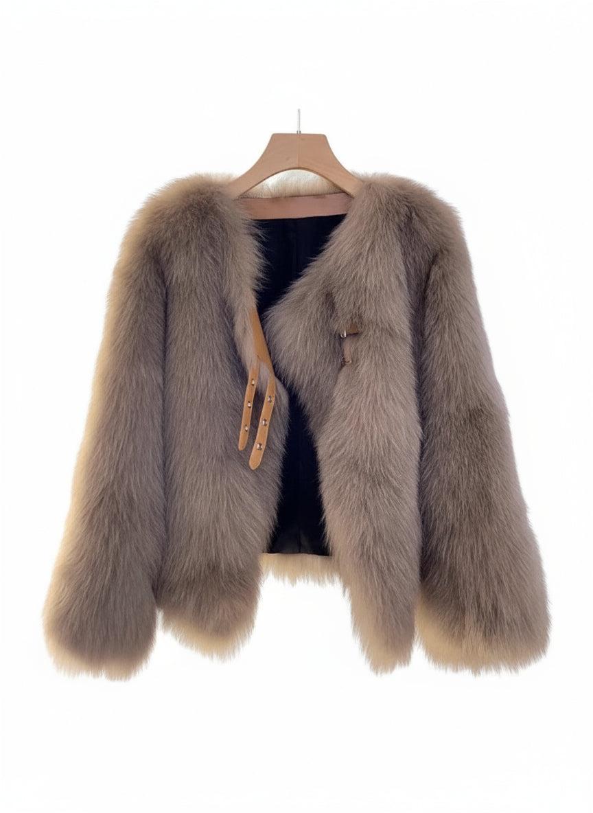 Manteau Femme Hiver Col en V Ample Chic 0