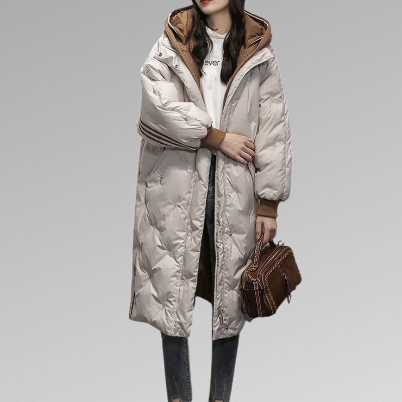 Manteau Femme Hiver Long Chic Casual 3