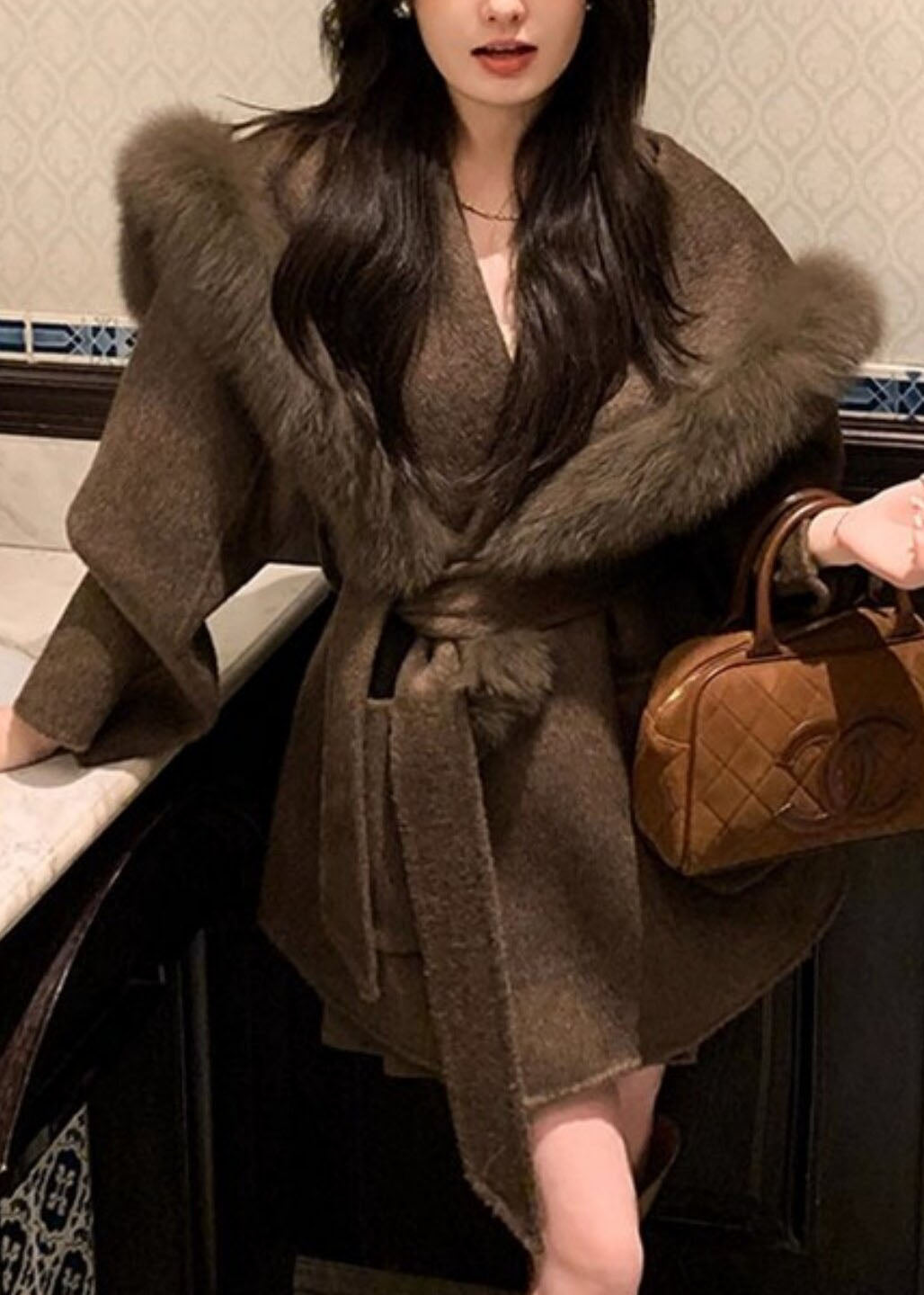Manteau Femme à Capuche Style Décontracté Manches Longues 2
