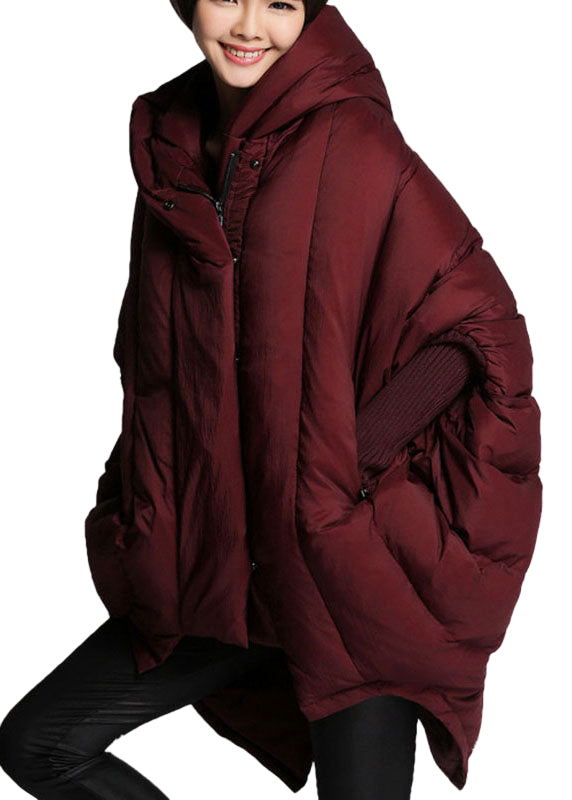 Manteau Hiver Femme À Capuche Avec Fermeture Éclair 0