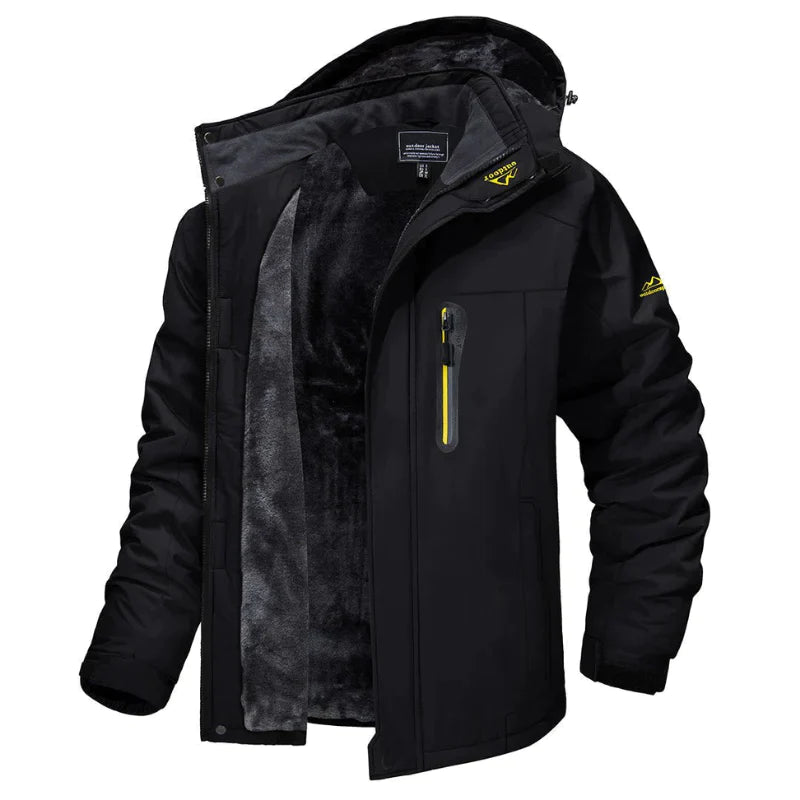 Manteau Hiver Femme Chic Coupe Ajustée en Mélange Laine et Polyester 1