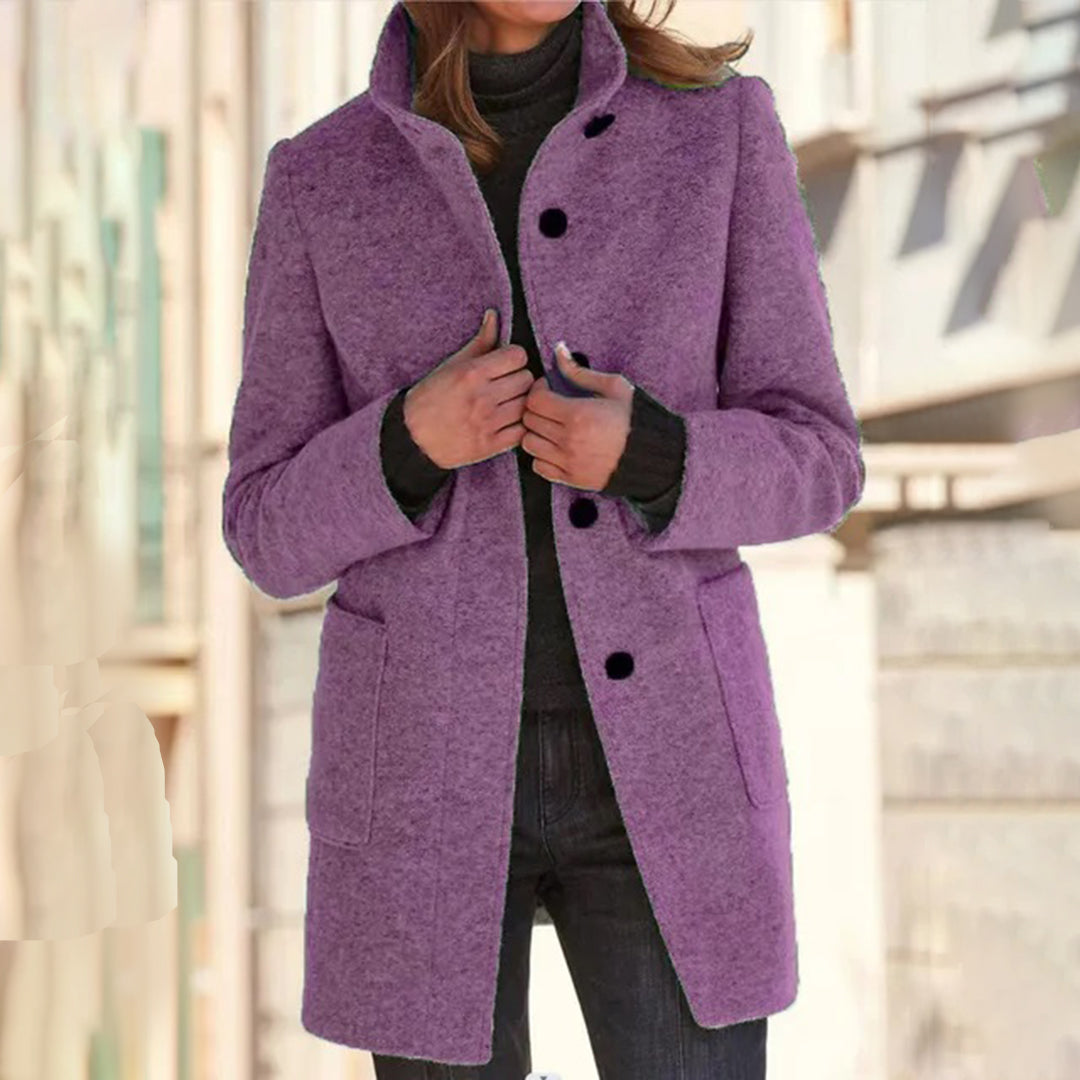 Manteau Hiver Femme Décontracté Col Montant 5