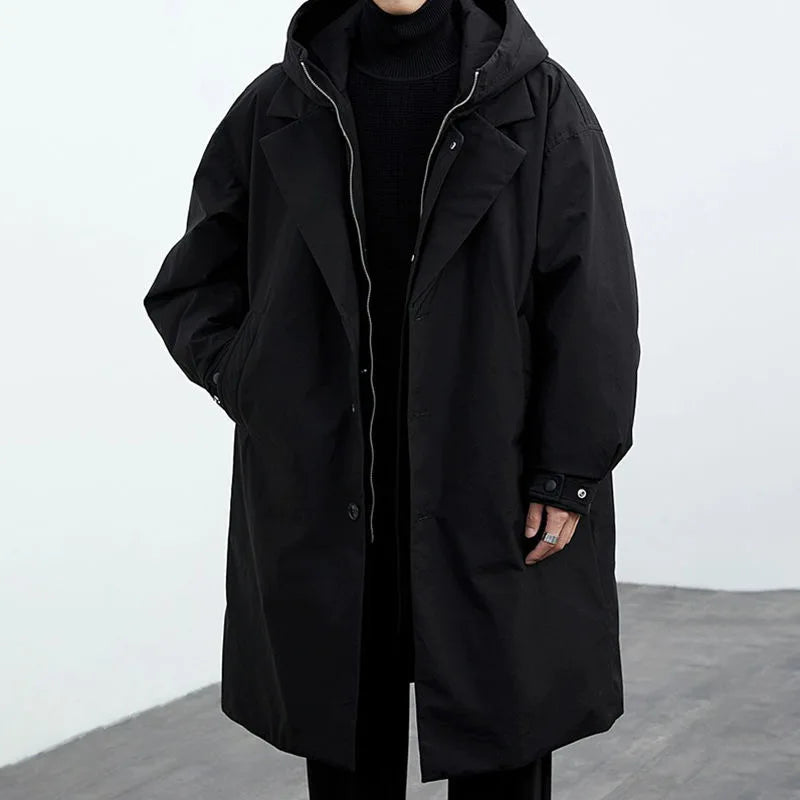 Manteau Homme Hiver à Capuche Décontracté Moderne 7