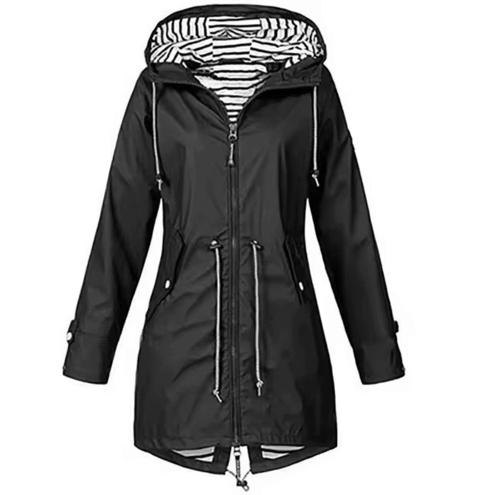 Manteau Imperméable à Capuche pour Femme 0