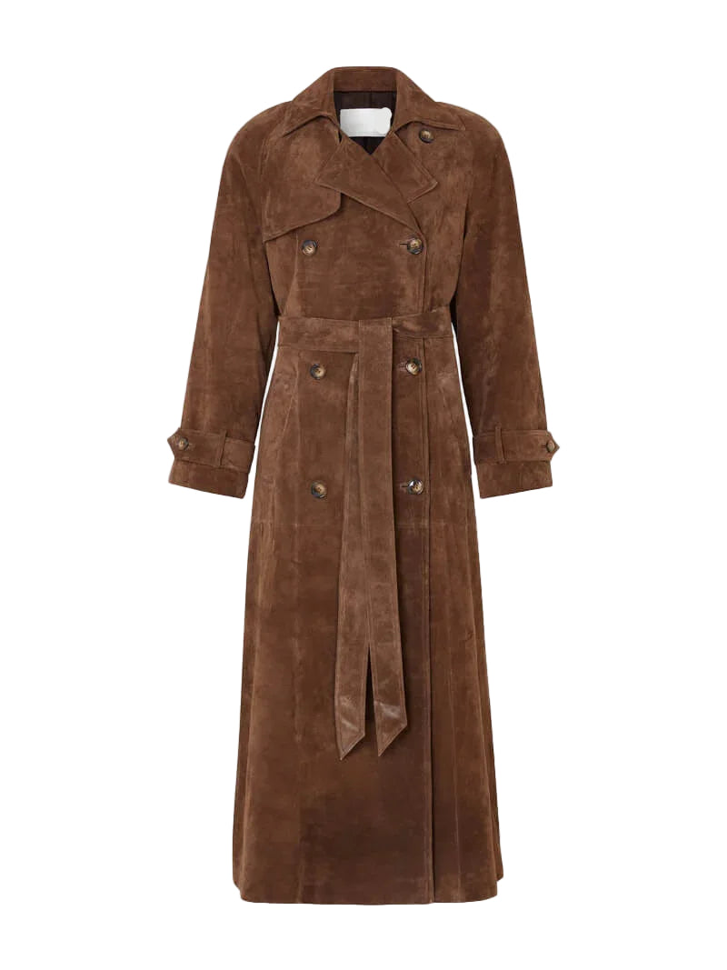 Manteau Long Femme Trench Chic avec Ceinture Ajustable 0
