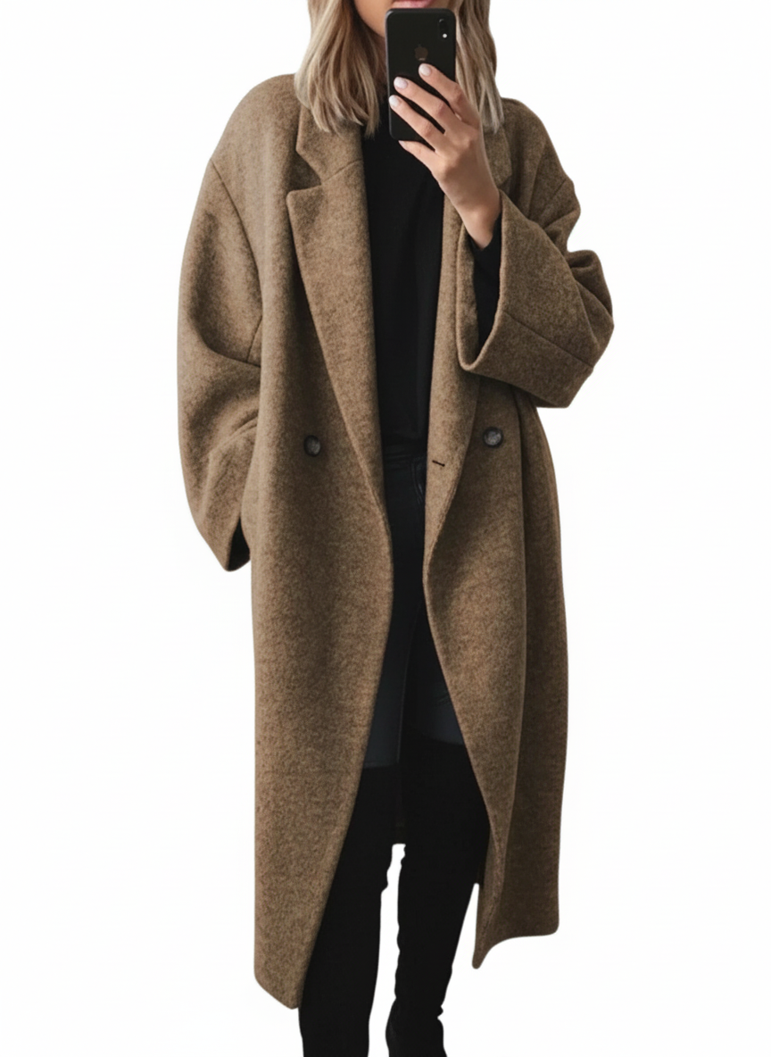 Manteau Long Surdimensionné pour Femme 0